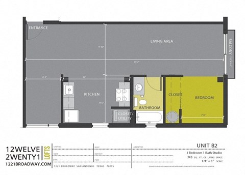 a floor plan of a tiny house